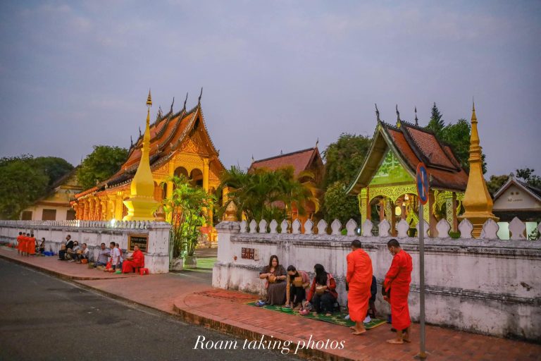 Morning alms giving Luang Prabang